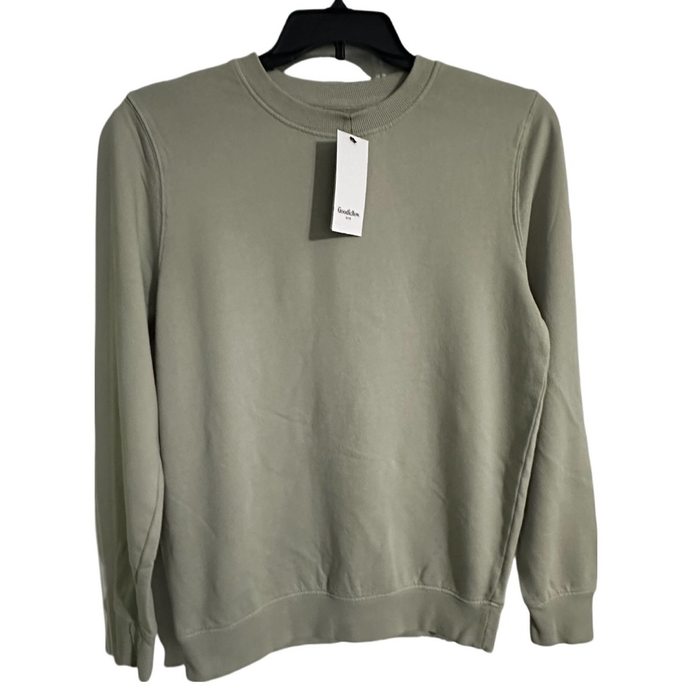 Goodiellow & Co. NWT French Terry Crewneck Pullover Men’s Green Sweatshirt S